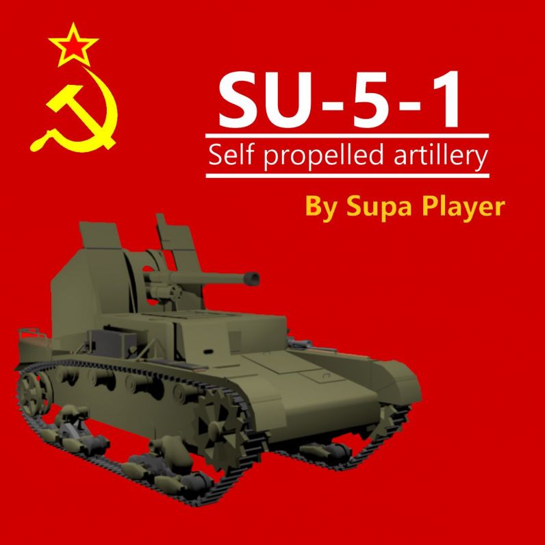 SU-5-1 Mobile Artillery