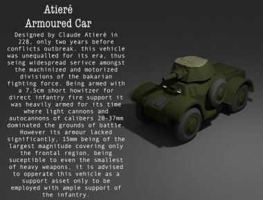 Vehicles of the Bakarian Armoured Infantry 3
