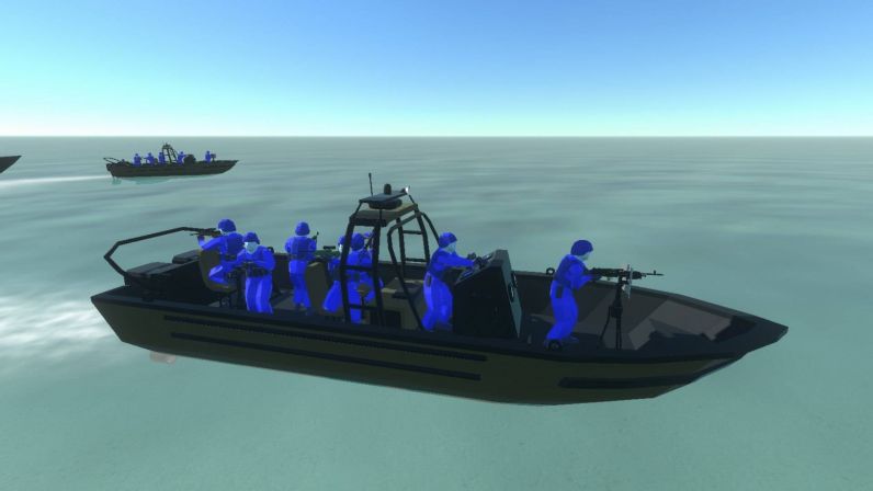 Мод «MG assault boat A» для Ravenfield (Build 25)