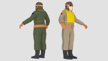 Three Kinds of Aces - Generic Pilot Skins 2