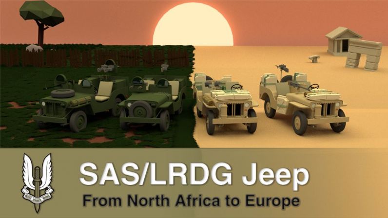 SAS / LRDG Jeep Willys MB