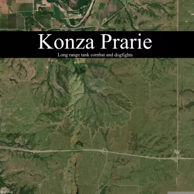 Konza Prarie - Long range tank combat and dogfights