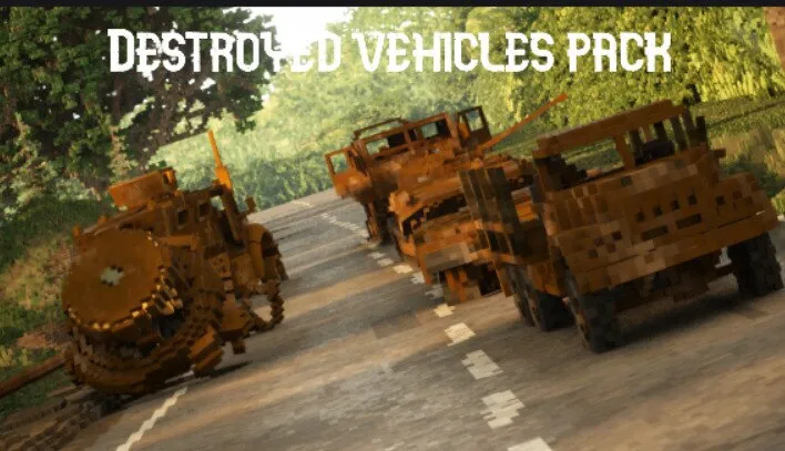 Destroyed vehicles