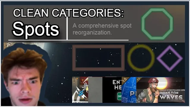 Clean Categories: Spots