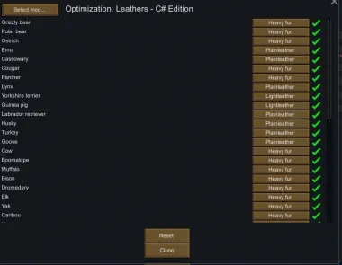 Optimization: Leathers - C# Edition 0