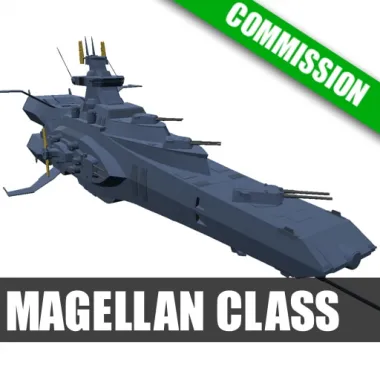 [COMMISSION] Magellan class Battleship (Gundam)