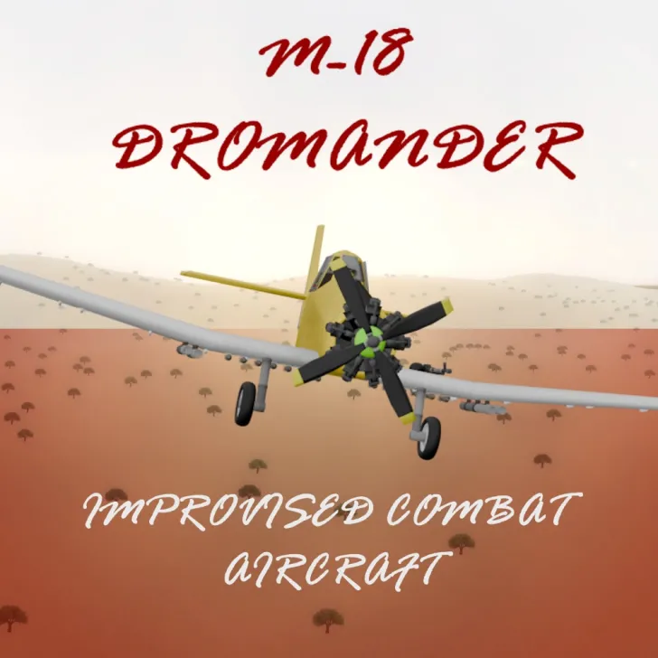 Improvised combat aircraft