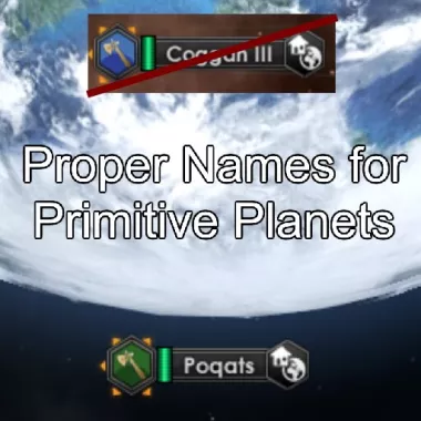 Proper Names for Primitive Planets