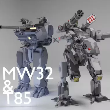 [Vanilla-]MW-32 & T-85 mechs