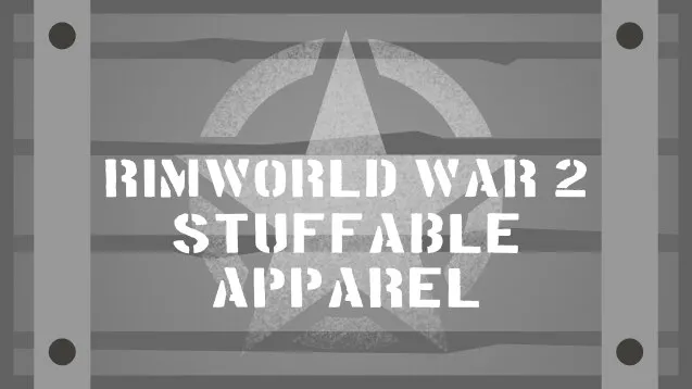 [K4G] RimWorld War 2 Stuffable Apparel