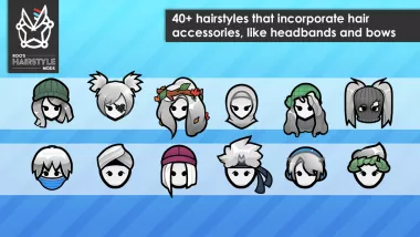 Roo's HD Accessory Hairstyles 0