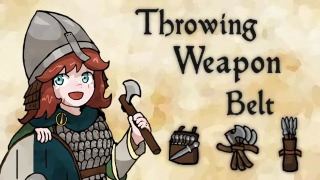 Throwing Weapon Belt