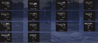 EZ GUN PACK----PISTOL PACK 1