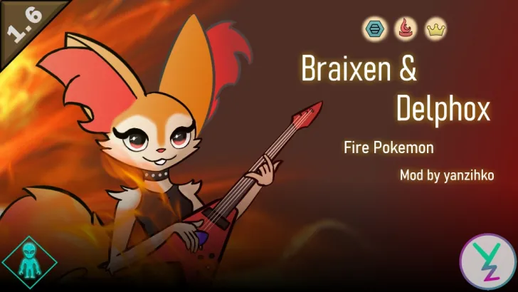 Braixen and Delphox - Fire Pokemon