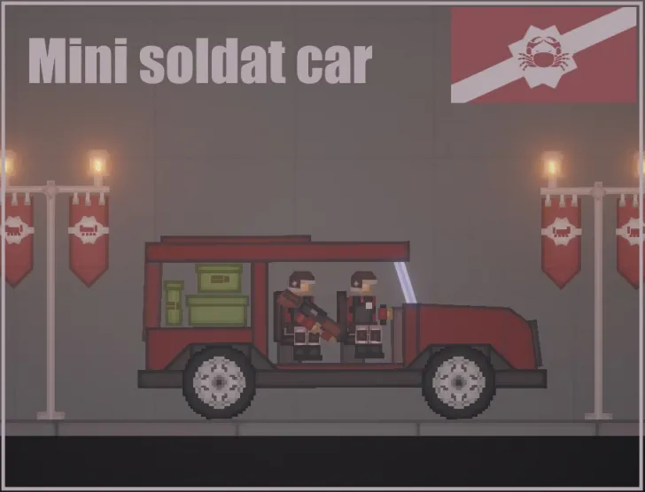 Mini soldat car - (Crab)