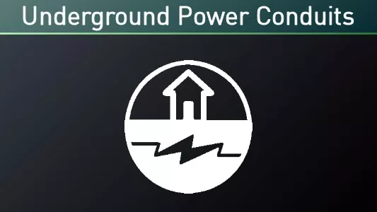 Underground Power Conduits