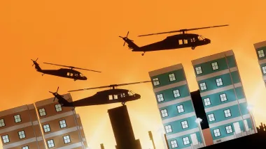 BLACK HAWK GUNSHIP. 2