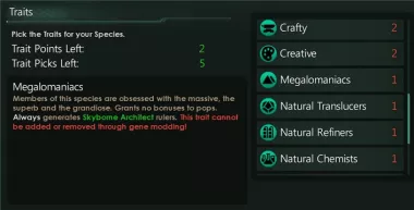 Xenology : Traits Expansion Unofficial - Biological Module 1