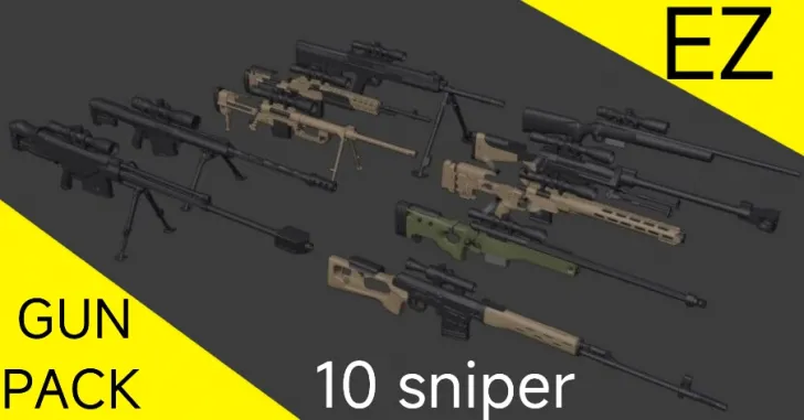 EZ GUN PACK---SNIPER PACK