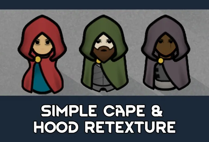 Simple Cape and Hood Retexture