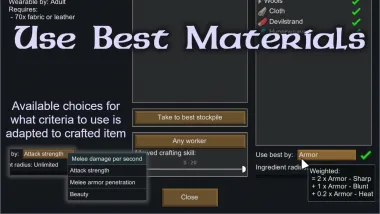 Use Best Materials