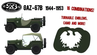 [WW2C] GAZ-64 & GAZ 67 Pack 2