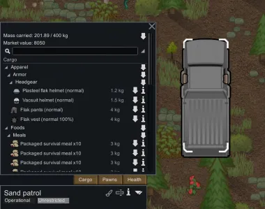 Better Cargo Interface for Vehicle Framework 0