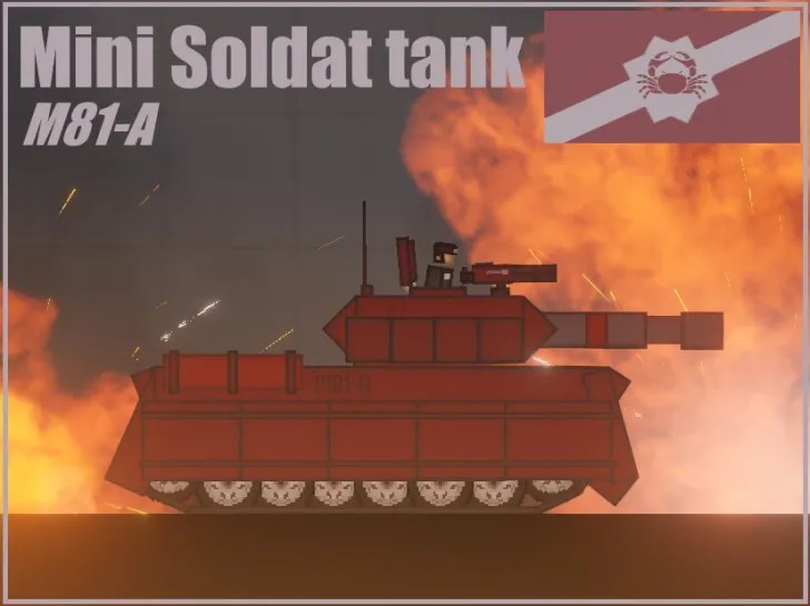 Mini soldat tank M81-A - (Crab)