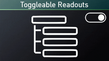 Toggleable Readouts