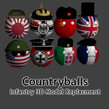 Countryball 3D Models