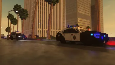 (ALS) LAPD police vehicles 1