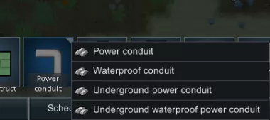 Underground Power Conduits 0