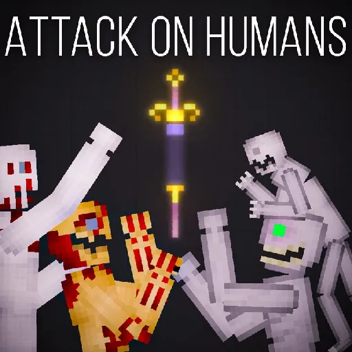 Attack On Humans. People Playground Mod. 