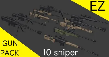 EZ GUN PACK---SNIPER PACK