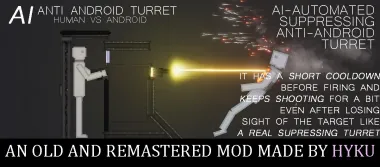 AI Human VS Android | Anti Android Turret 1