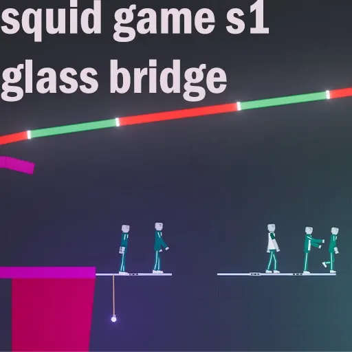 Glass bridge squid game
