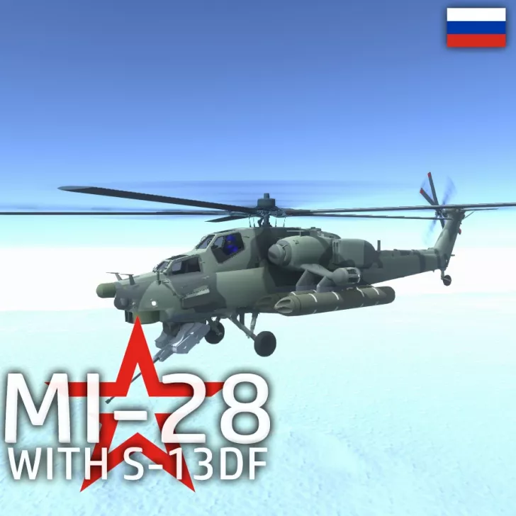 MI-28 with S-13DF