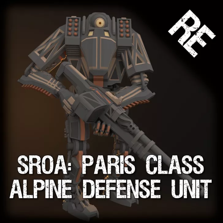 Re: SroA Paris Class Alpine Defense Unit