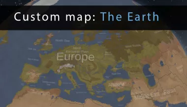 Custom map: The Earth
