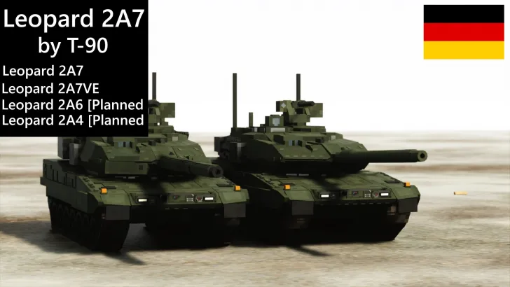 [T-90]Leopard 2A7 (TABS)