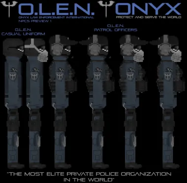To serve and protect - N0REEs OLEN Private Police Force 0