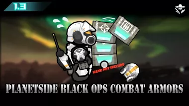 PlanetSide2 NS Black Ops Combat Armor
