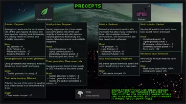 Conservationist and Polluter - Mort's Ideologies: Memes and Precepts 0