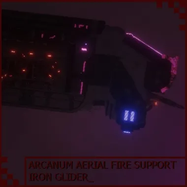 Arcanum Aerial Fire Support Iron Glider - Cybercromancy