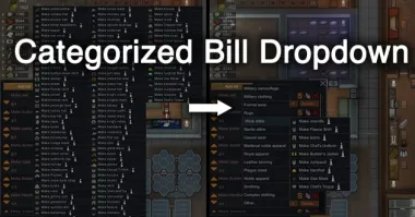 Categorized Bill Dropdown