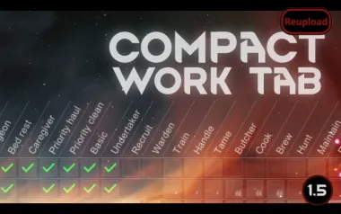 Compact Work Tab (Continued)