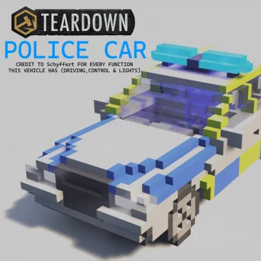 Teardown Police Car