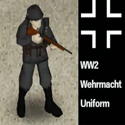 WW2 German Wehrmacht Uniform - Ultraviolet