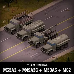 '78 AM General M35A2 + M49A2C + M50A3 + M62