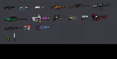 Pixel Gun 2D for People Playground | Download mods for People Playground